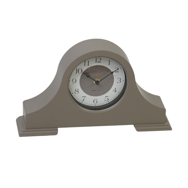 Mantelklok Taupe 36x8,5x20cm