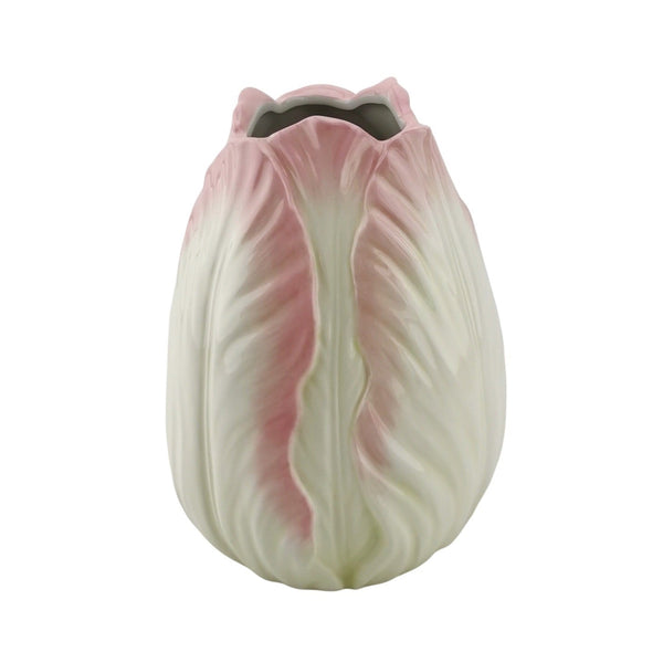Vaas Tulpenkop Aardewerk Roze 14x14x19cm