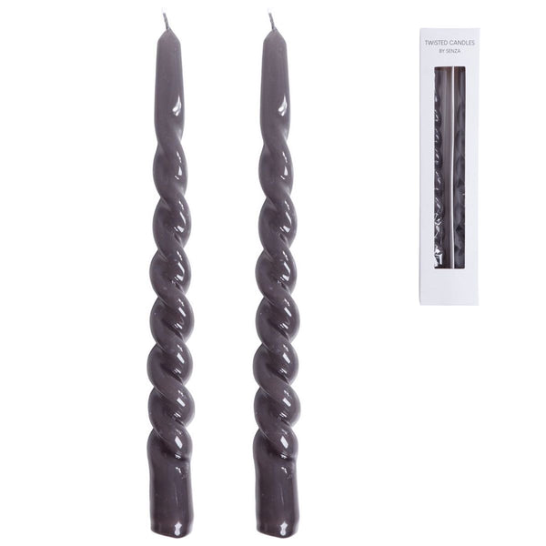 Dinerkaars Twisted set-van-2 Senza grijs 2x2x25cm