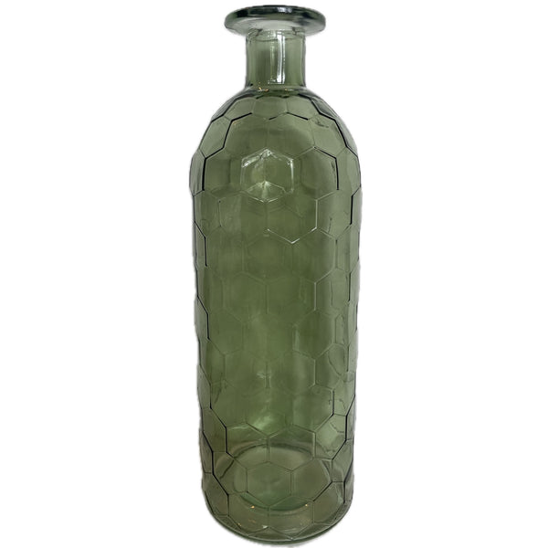 Fles Caro green L 9x9x26cm