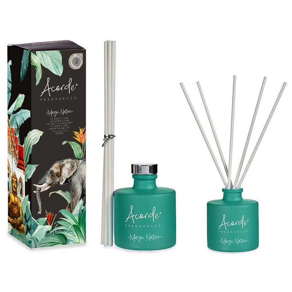 Geurstokjes Magic Nature Green Tea and Lime 100ml