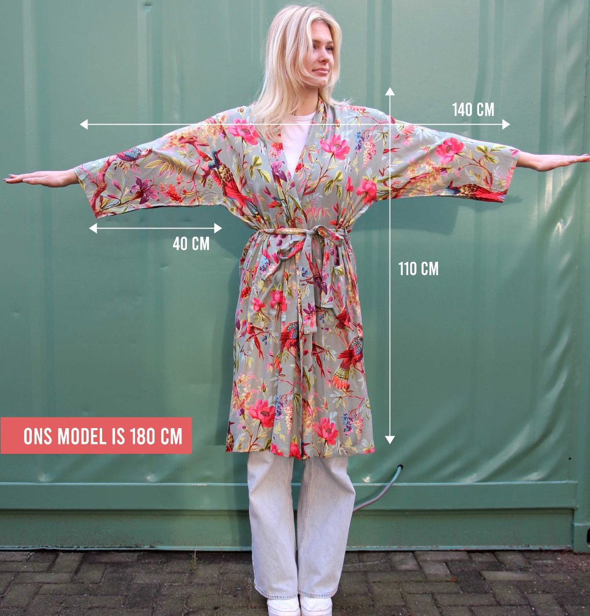 Kimono Royal Paradise pink one-size