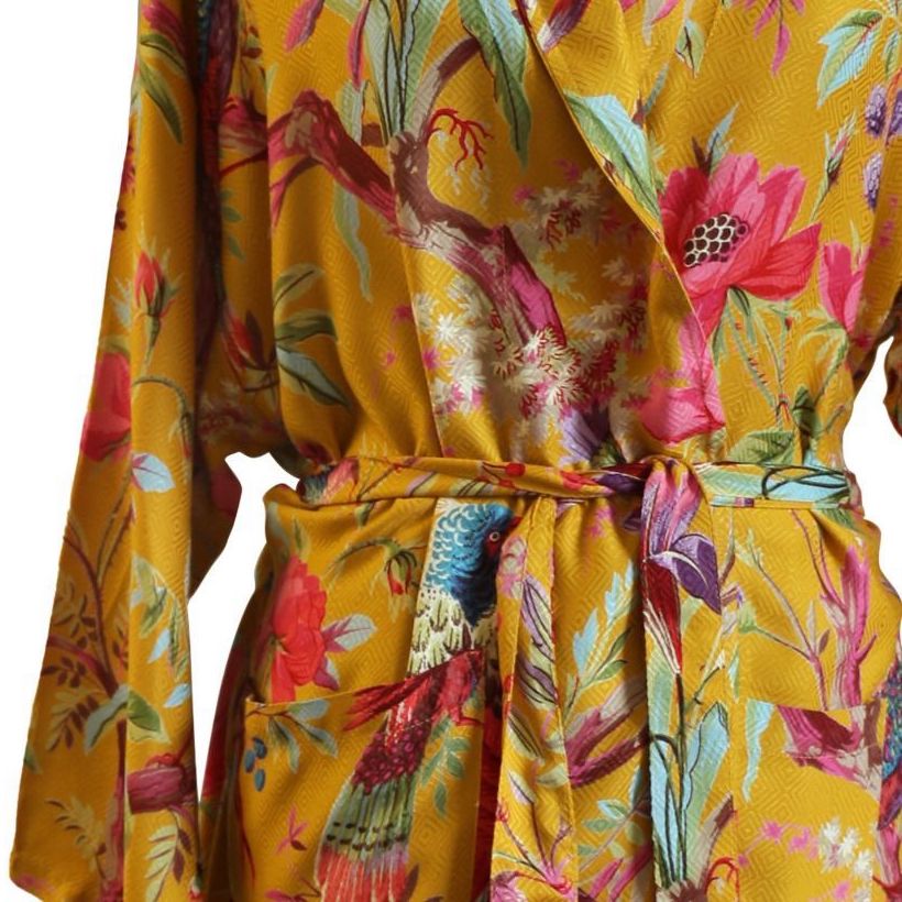 Kimono Royal Paradise yellow one-size