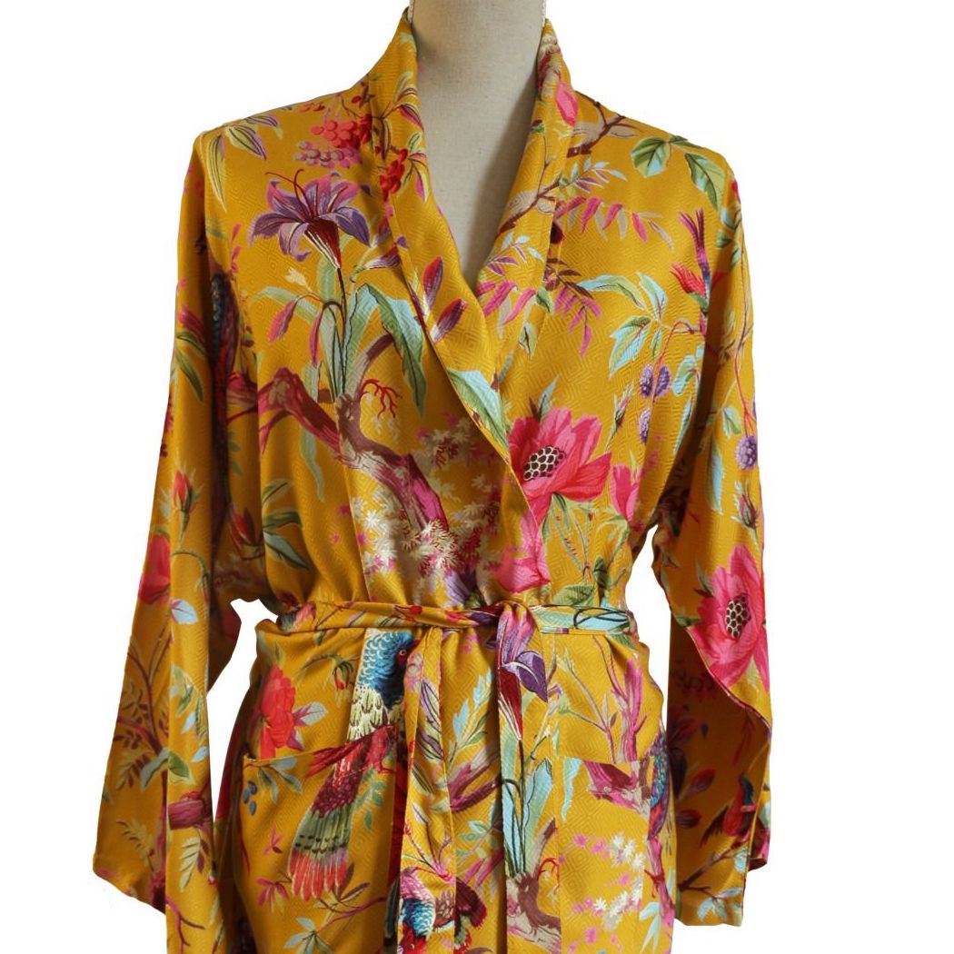 Kimono Royal Paradise yellow one-size