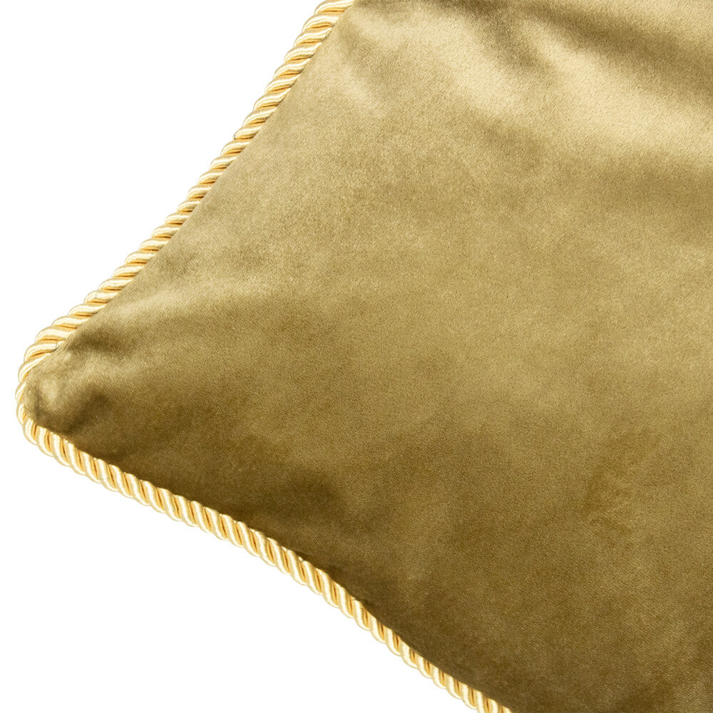 Kussen Fluweel goud met goud 45x45cm