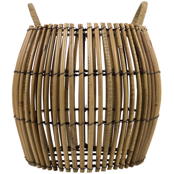 Mand Bamboe rond 24x24x26cm