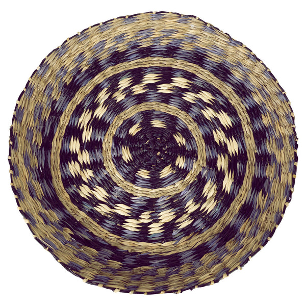 Mandje Muurdeco Dicht zwart 40x40x6cm