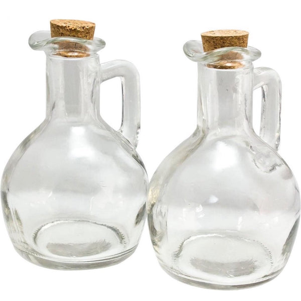 Olie- en Azijnstel set-van-2 Jarra Glas 8x8x12cm