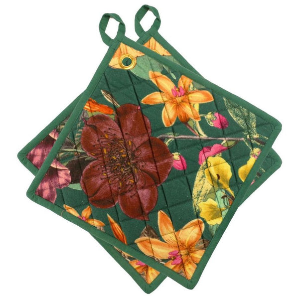 Pannenlappen set-van-2 Norah 25x25cm