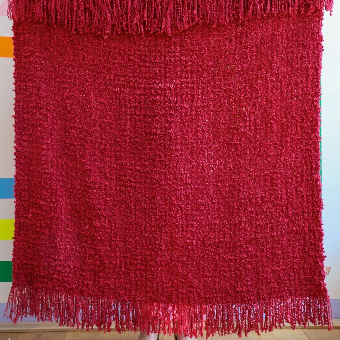 Plaid Espen magenta 180x130cm