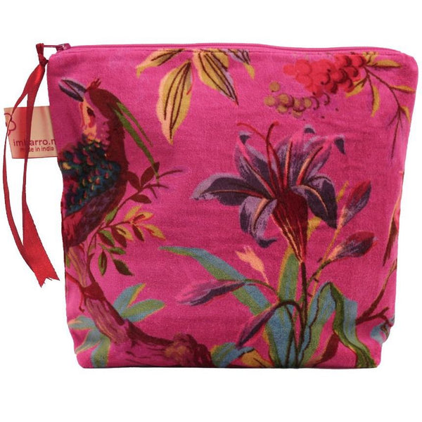 Pouch Paradise magenta 25x25cm