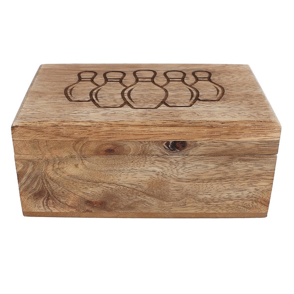 Spel Bowling in doos mango 13x8x5cm