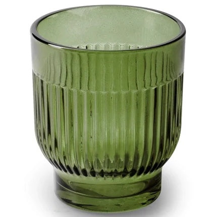 Theelicht Dex groen L 8x8x9cm