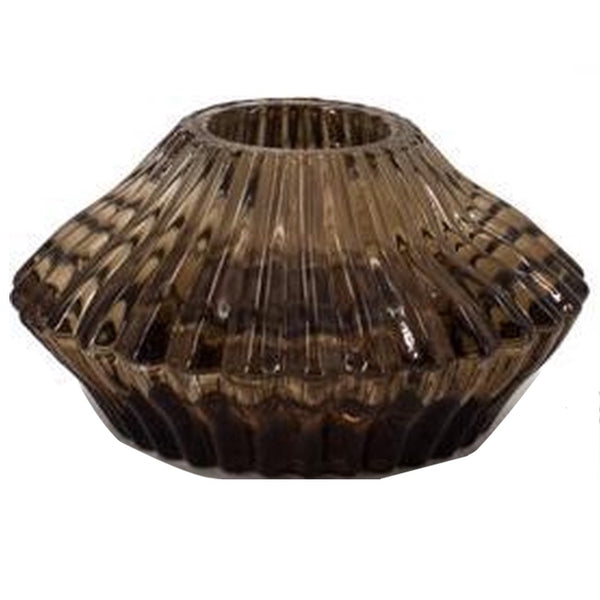 Theelicht Dex lichtbruin S 8x8x4cm