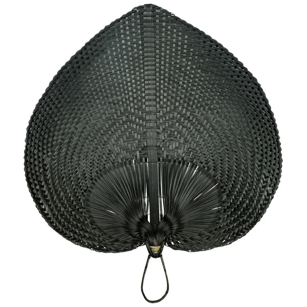 Waaier Bamboe zwart 63cm