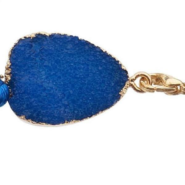 Armband Elegante blauw detail