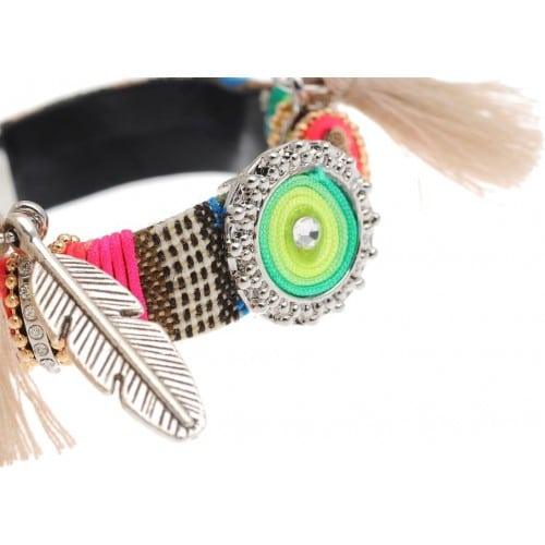Armband Indiana bruin zijkant