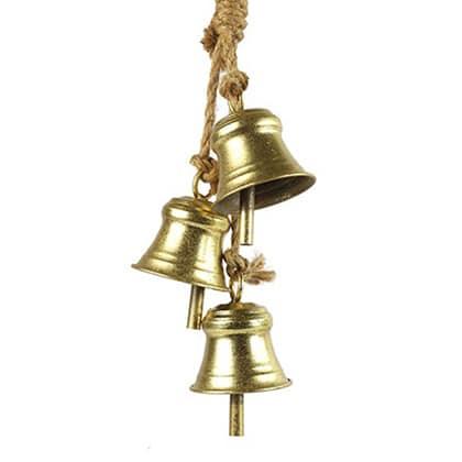 Bellen Boho goud 8x17x47cm