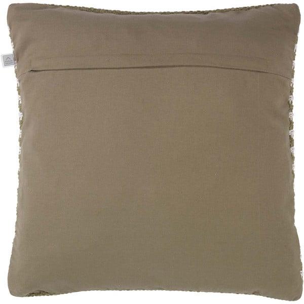 Bohemian Kussen Bertil olijf 45x45 cm achterkant