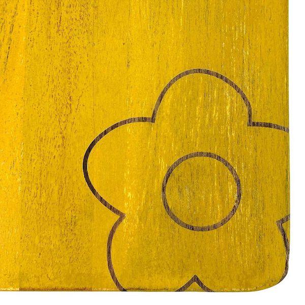 Borrelplank Brava ocre 30x26x2cm detail