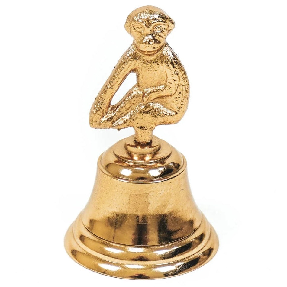 Butler Bel Aap goud 5x5x10cm