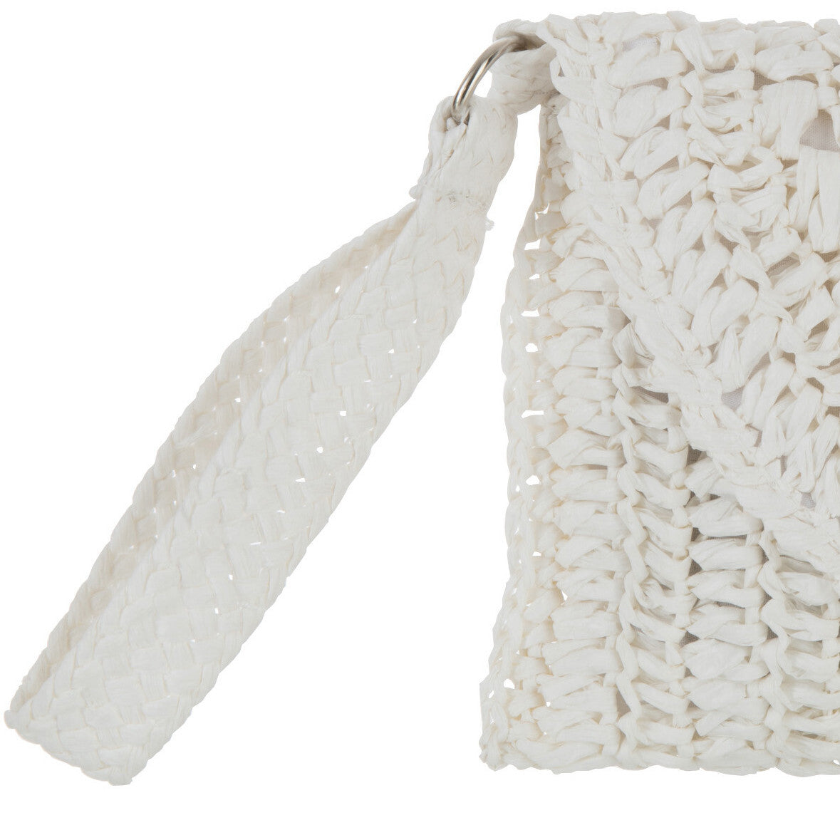 Clutch Band wit 25x16cm