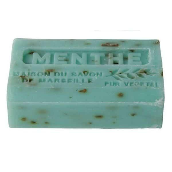 Handzeep Marseille Menthe Br 125gr zijkant