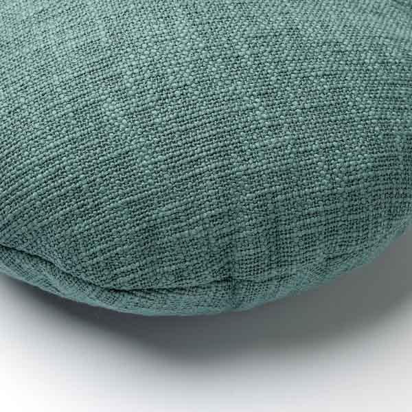 Kussen Abey sagebrush green rond 50x50cm zijkant