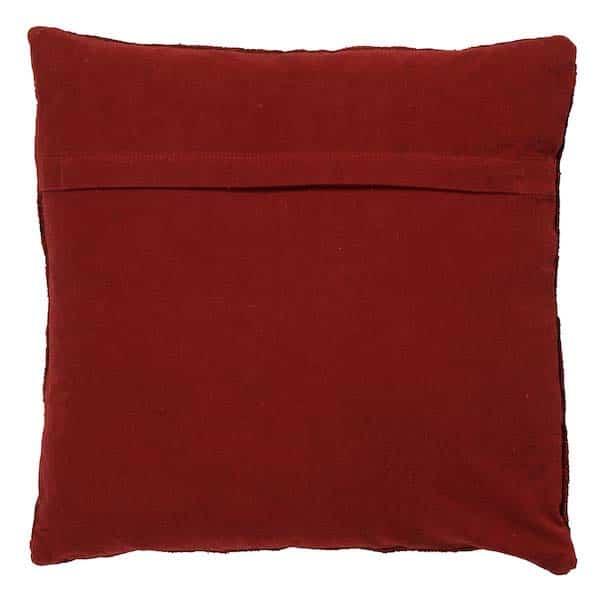 Kussen Amar merlot 45x45cm achterkant