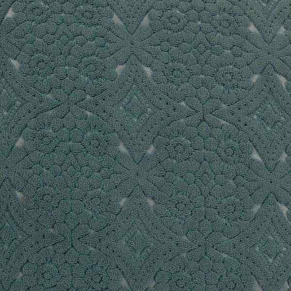 Kussen Babet groen 45x45cm detail