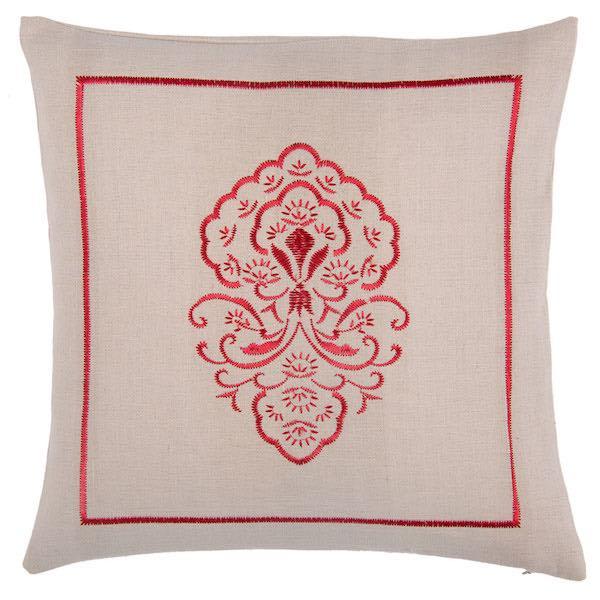 Kussen Boho India rouge 40x40cm