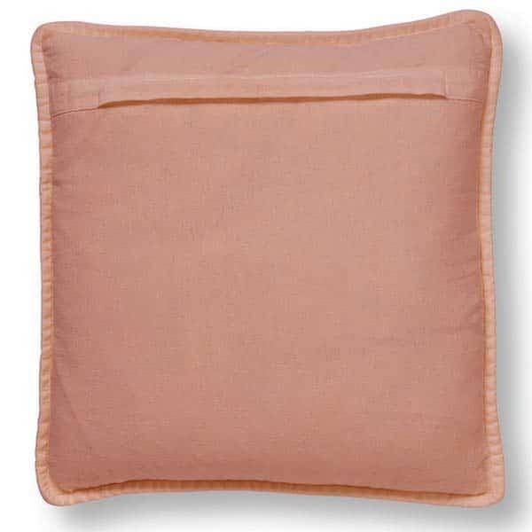 Kussen Bowie muted clay 45x45cm achterkant