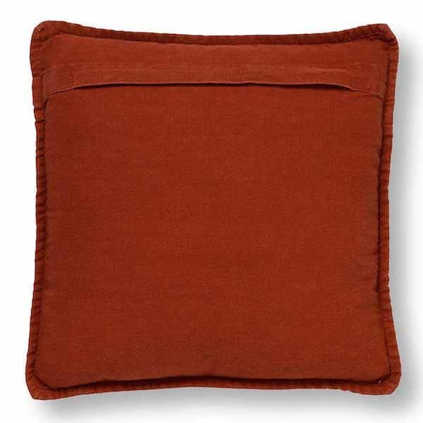 Kussen Bowie potters clay 45x45cm achterkant