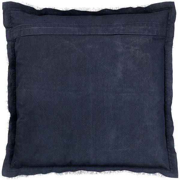 Kussen Burto donkerblauw 45x45cm achterkant