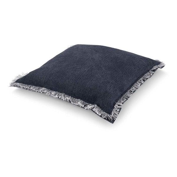Kussen Burto donkerblauw 45x45cm zijkant