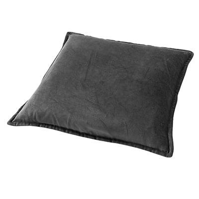 Kussen Caith charcoal gray 50x50cm zijkant