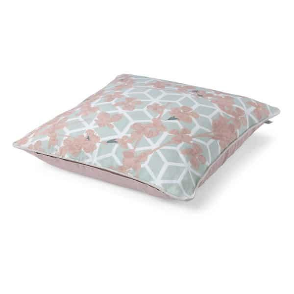 Kussen Calin nude multi 45x45cm zijkant
