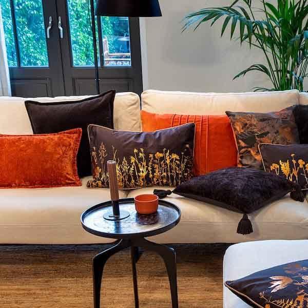 Kussen Dalita raven 60x40cm stijlvolle woonkamer