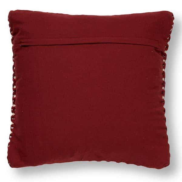 Kussen Denley merlot 45x45cm achterkant
