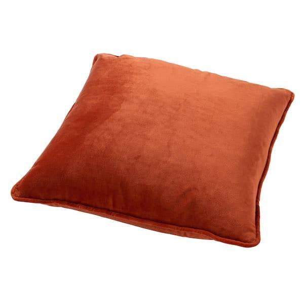 Kussen Finn rood 45x45cm zijkant