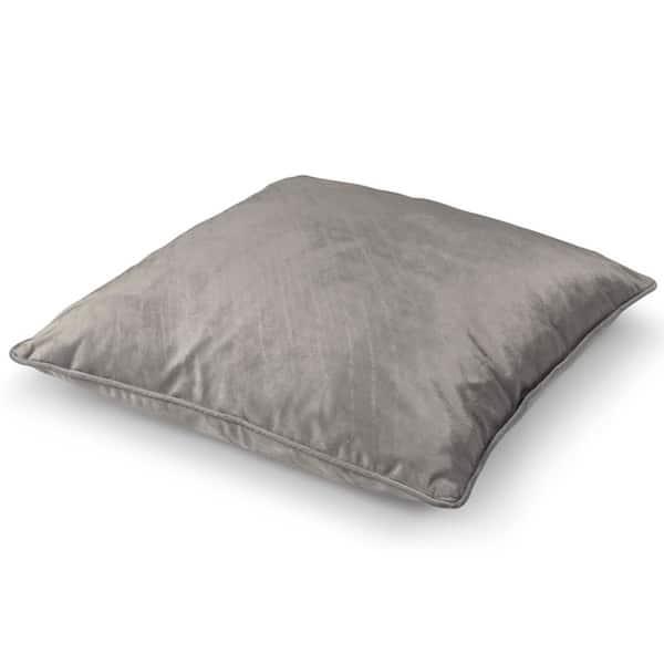 Kussen Finn taupe 45x45cm zijkant