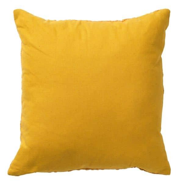 Kussen Flora golden glow 45x45cm achterkant
