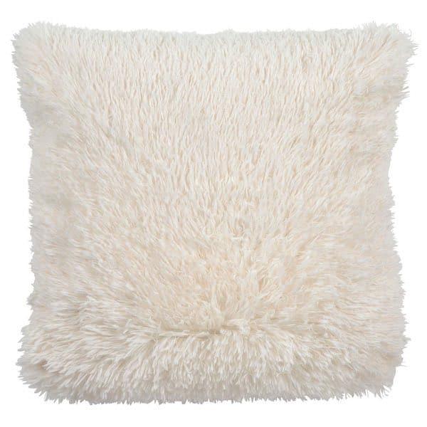 Kussen Fluffy ivoor 45x45cm
