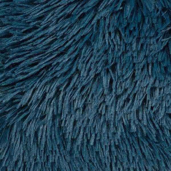 Kussen Fluffy smaragd 45x45cm detail