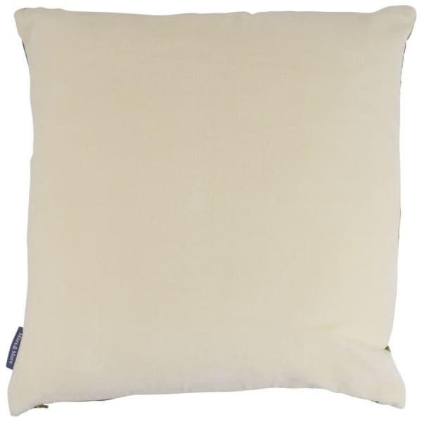 Kussen Fluweel jungle blauw 45x45cm achterkant