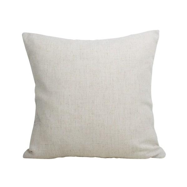 Kussen Garden vlinders linnen look 45x45cm achterkant