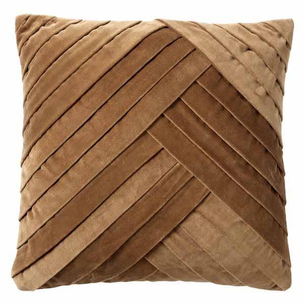 Kussen Gidi tobacco brown 45x45cm