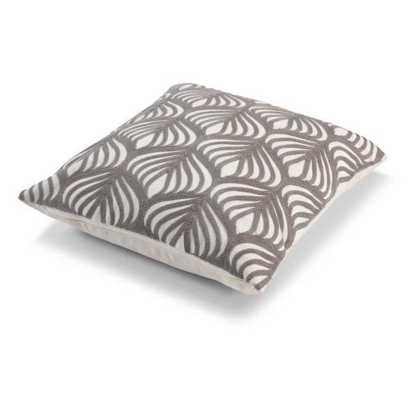 Kussen Ingrid taupe 45x45cm zijkant