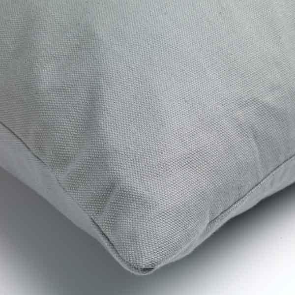 Kussen James jadeite 45x45cm hoekdetail