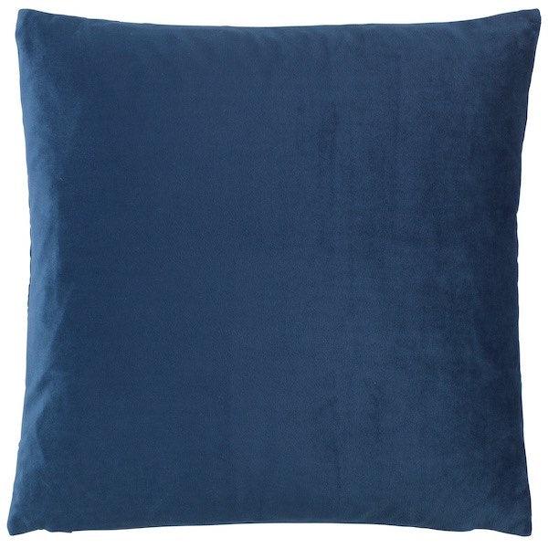 Kussen Joan blauw 45x45cm achterkant